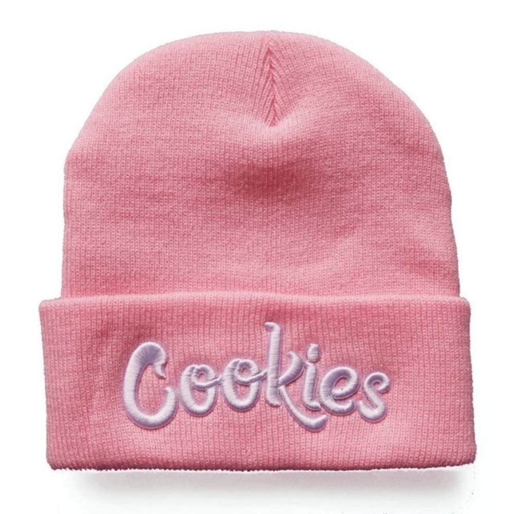 BOYS COOKIES ORIGINAL MINT EMBROIDERED KNIT BEANIE (Pink w/Pink)
